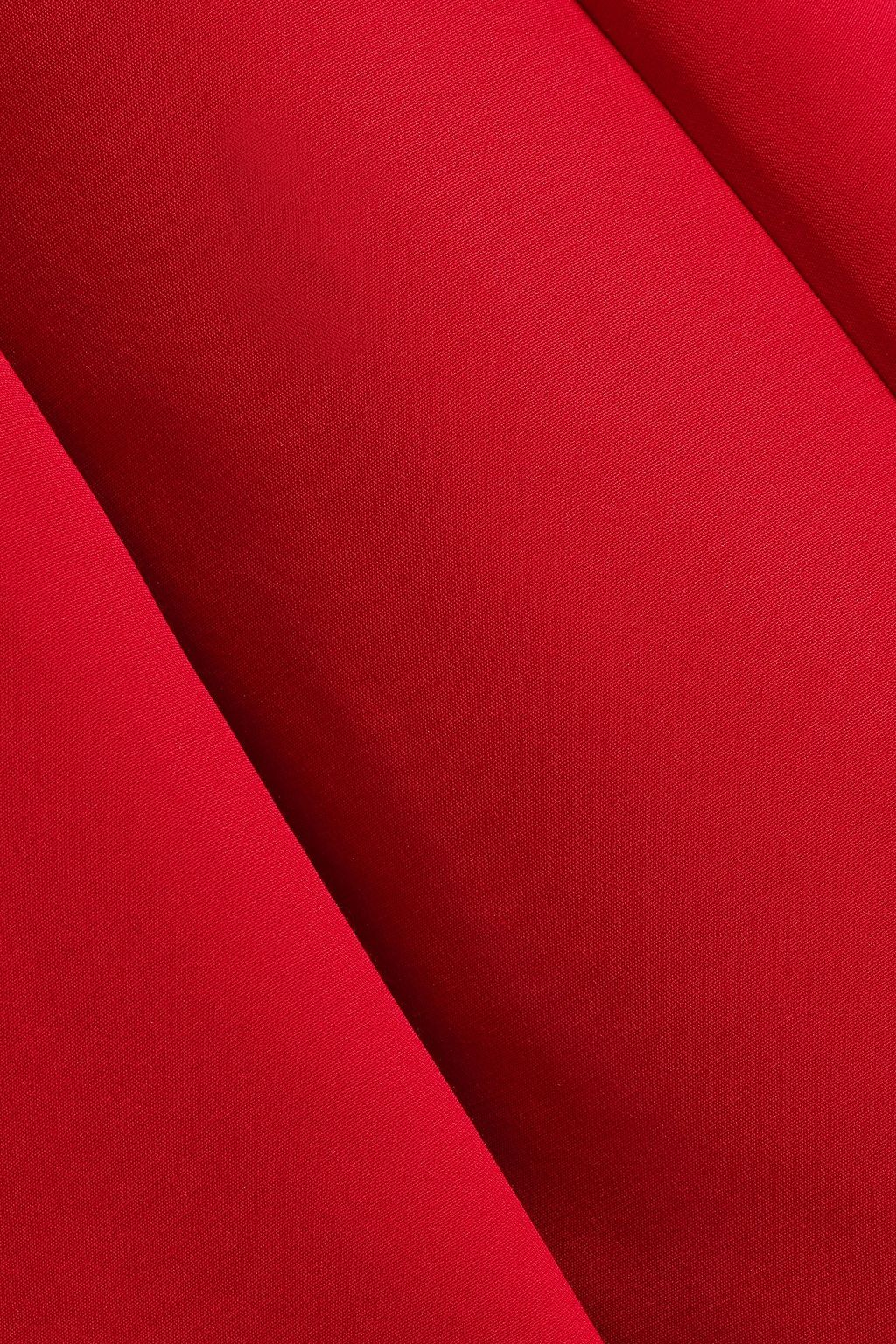 VALENTINO GARAVANI Silk and wool-blend midi dress