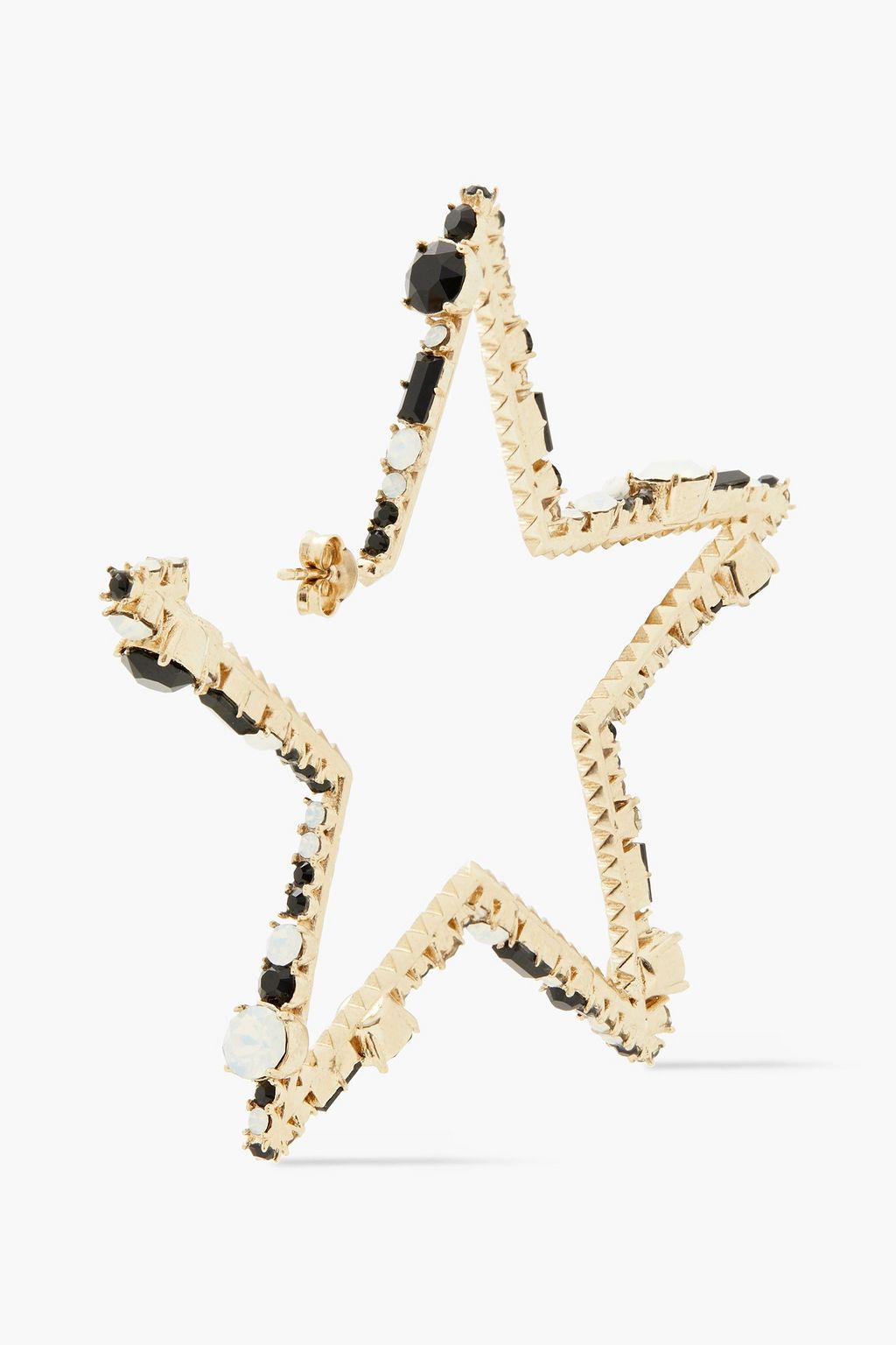 VALENTINO GARAVANI Gold-tone crystal earrings