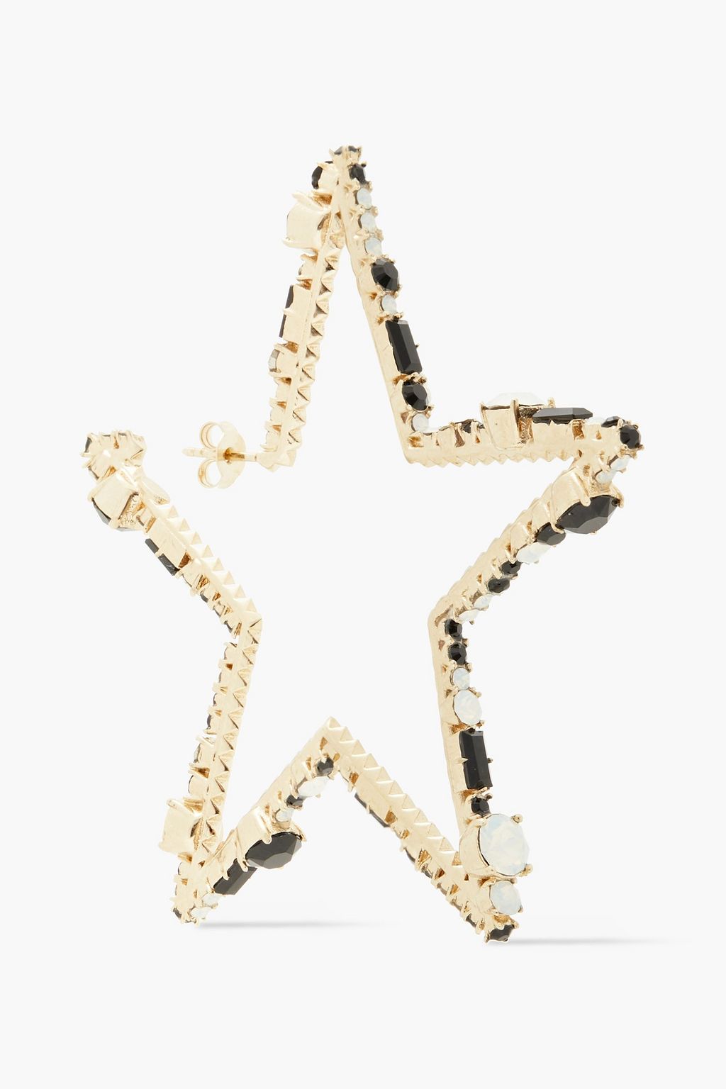 VALENTINO GARAVANI Gold-tone crystal earrings