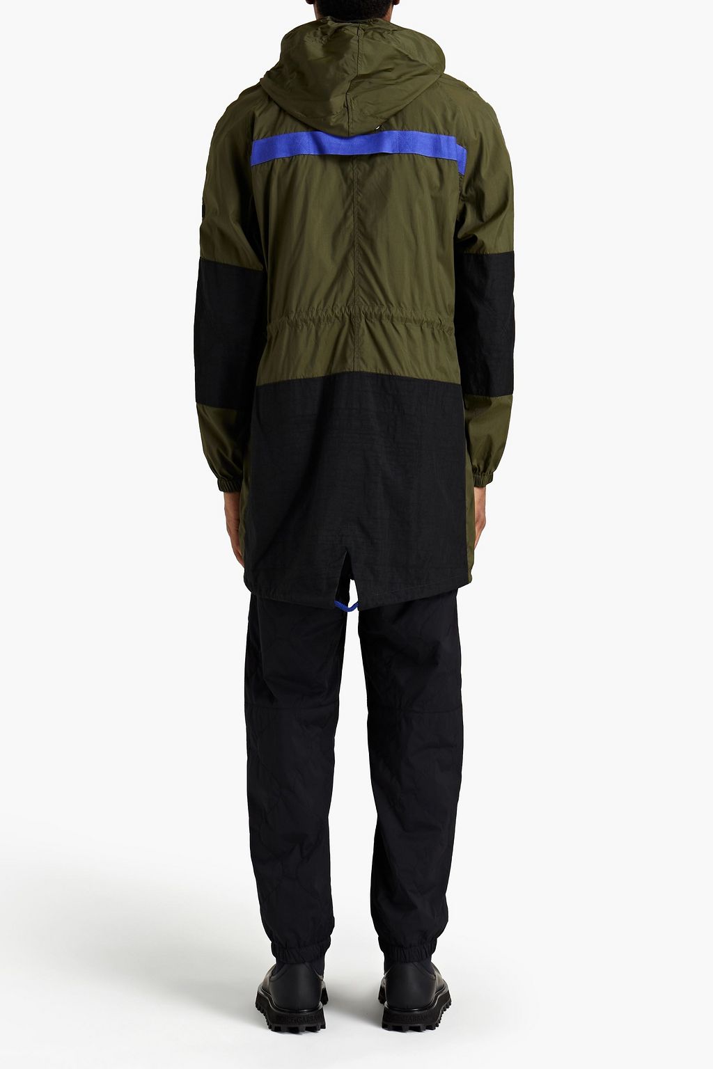 ARMY BY YVES SALOMON Appliquéd shell hooded parka