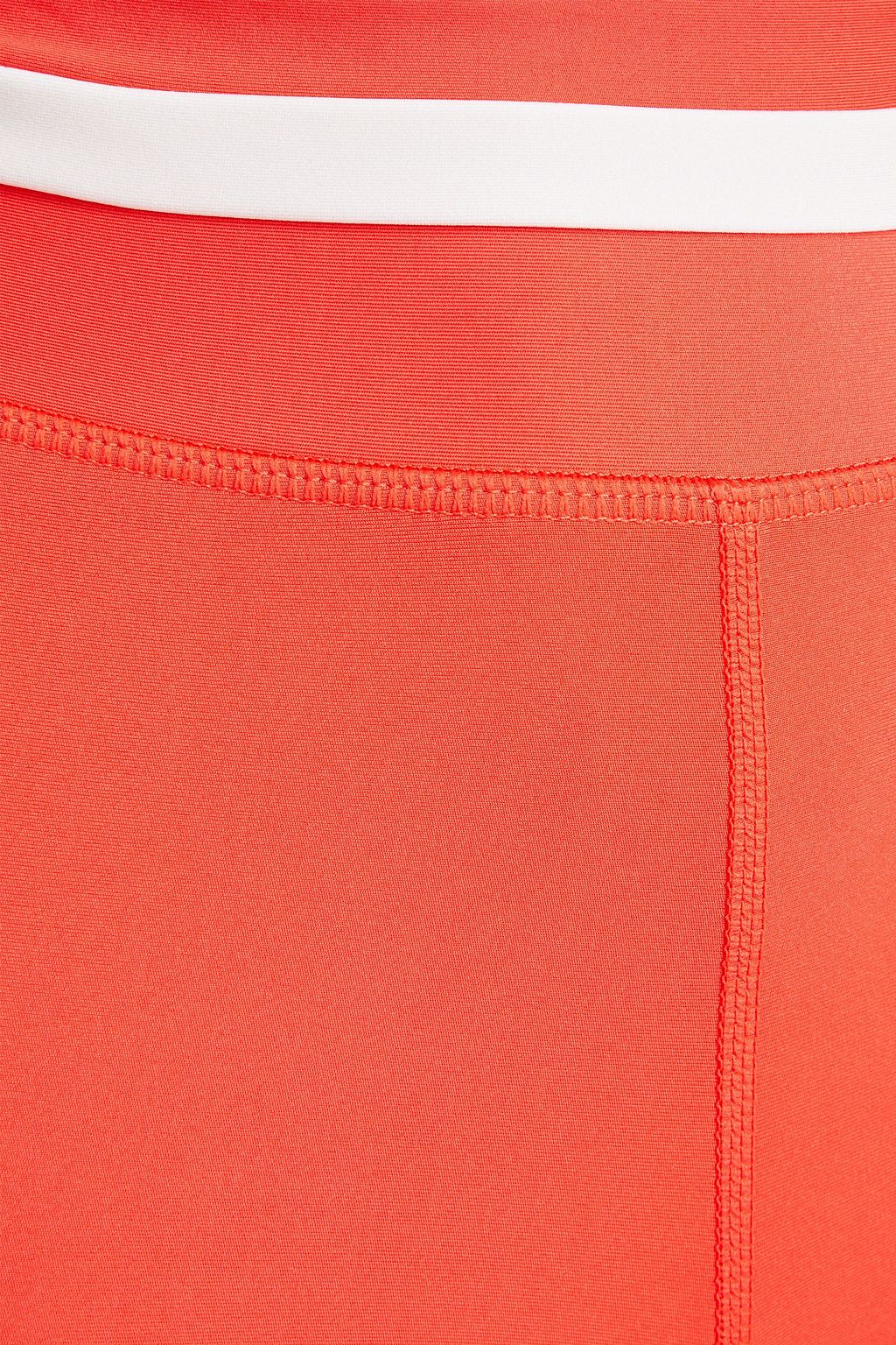 THE UPSIDE Mallorca striped stretch-jersey cycling shorts