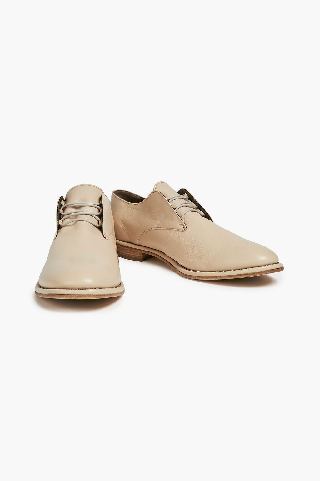 BRUNELLO CUCINELLI Brogues aus Leder mit Zierperlen