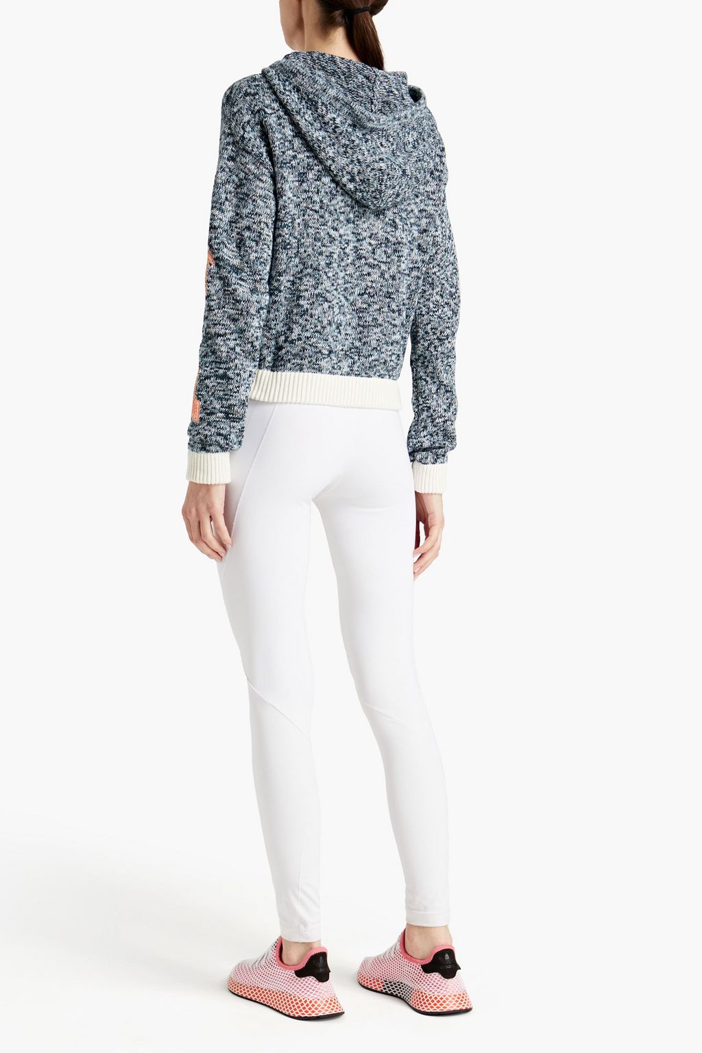 THE UPSIDE Marled cotton hoodie