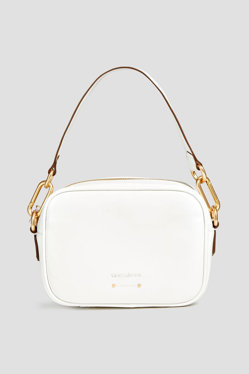 VANESSA BRUNO Convertible leather shoulder bag