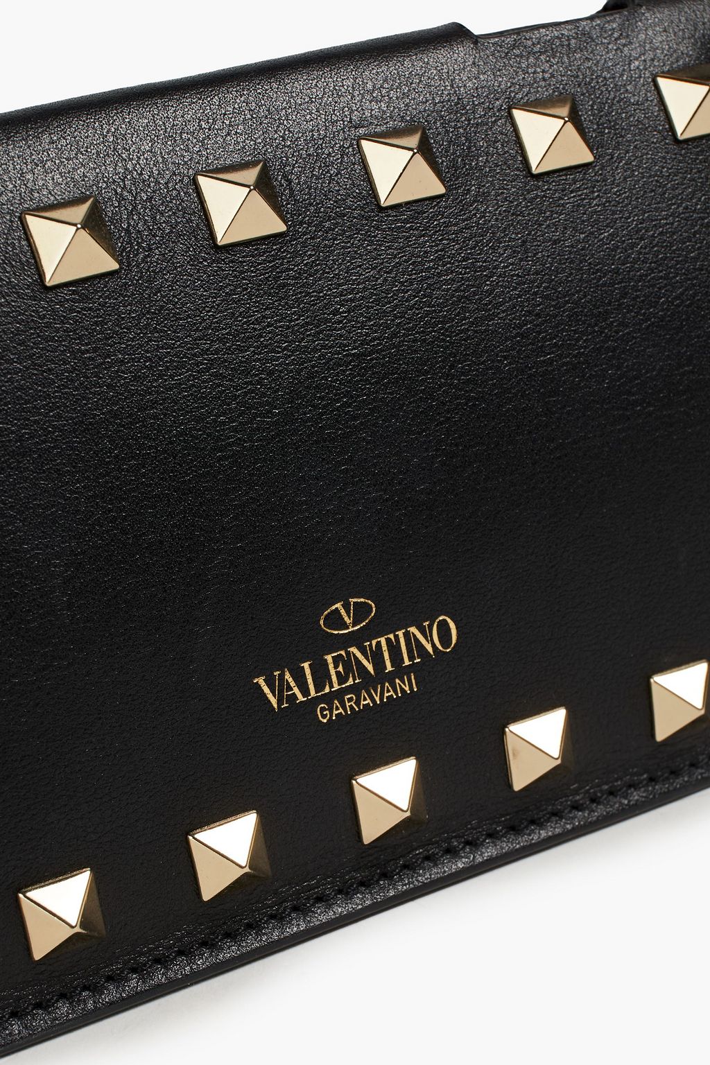 VALENTINO GARAVANI Rockstud leather phone case
