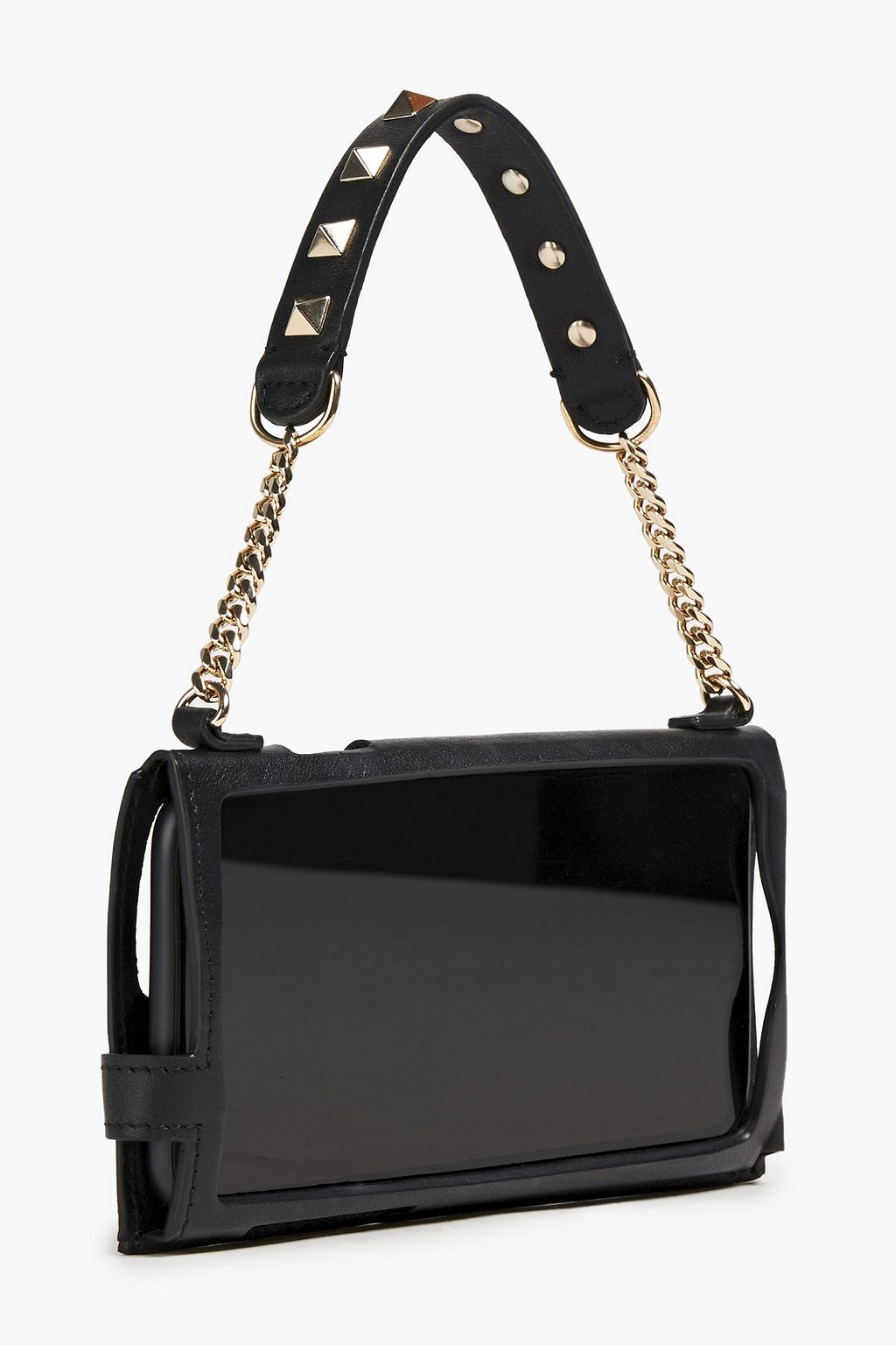VALENTINO GARAVANI Rockstud leather phone case