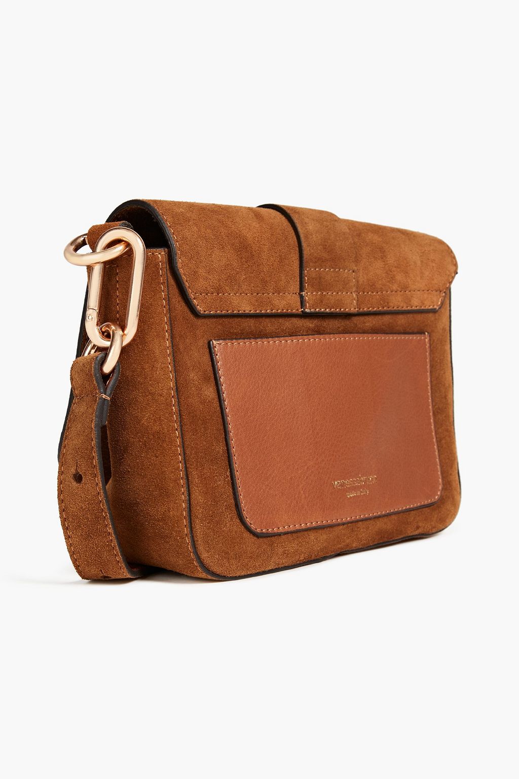 VANESSA BRUNO Schultertasche aus Veloursleder