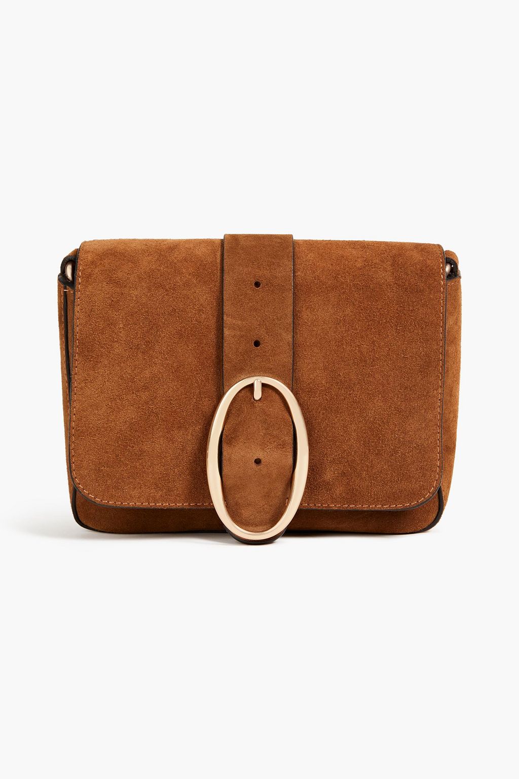 VANESSA BRUNO Schultertasche aus Veloursleder