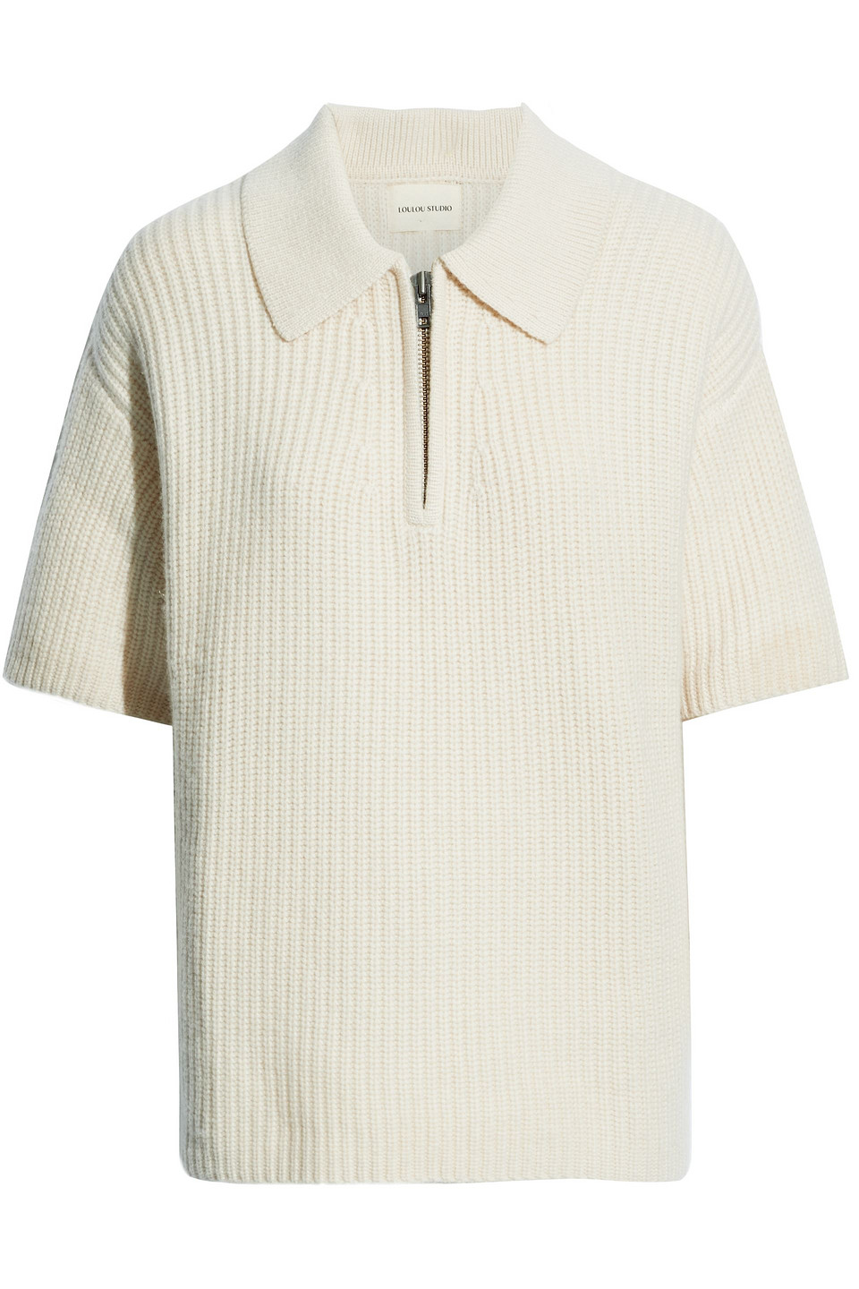 loulou de saison - rusinga ribbed cashmere sweater - neutral - s