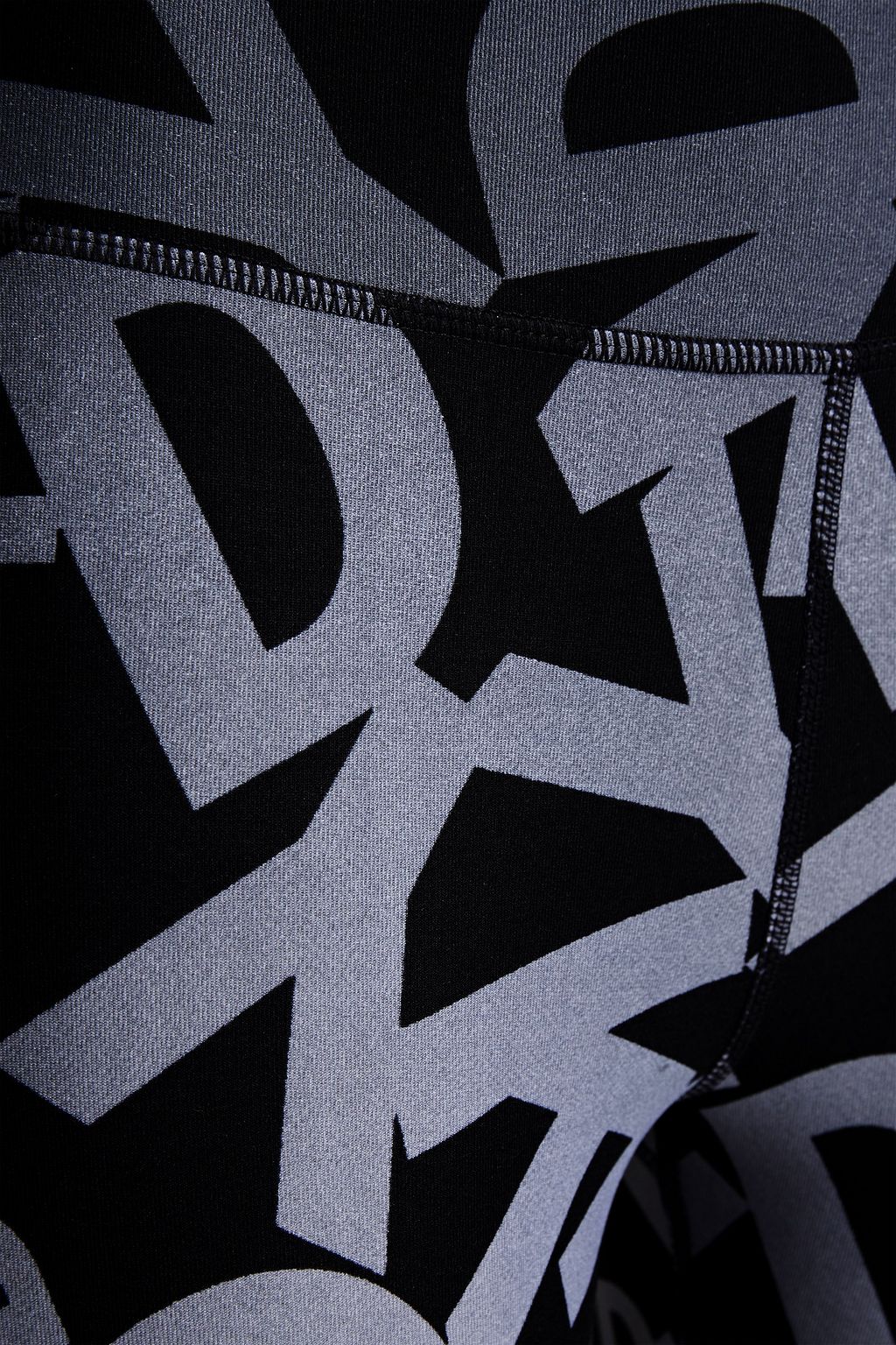 DKNY Cropped printed dégradé stretch leggings