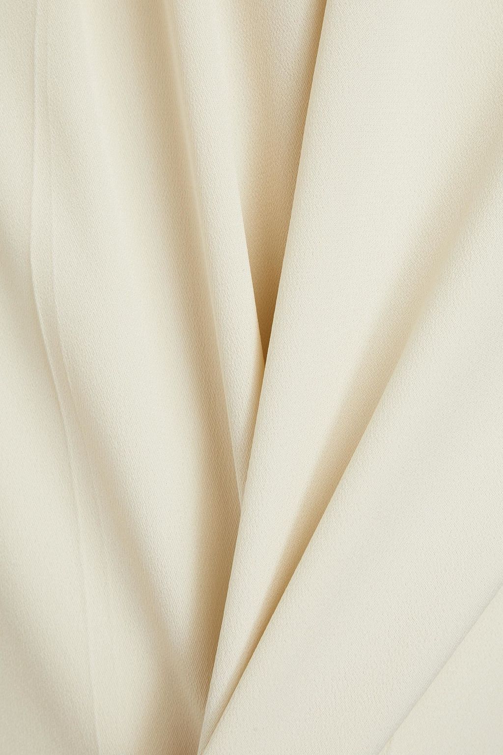 ALEXACHUNG Satin-crepe wide-leg pants