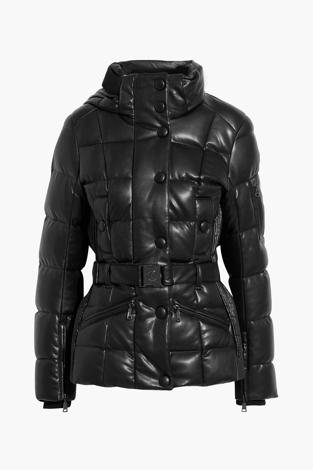 leather ski jacket