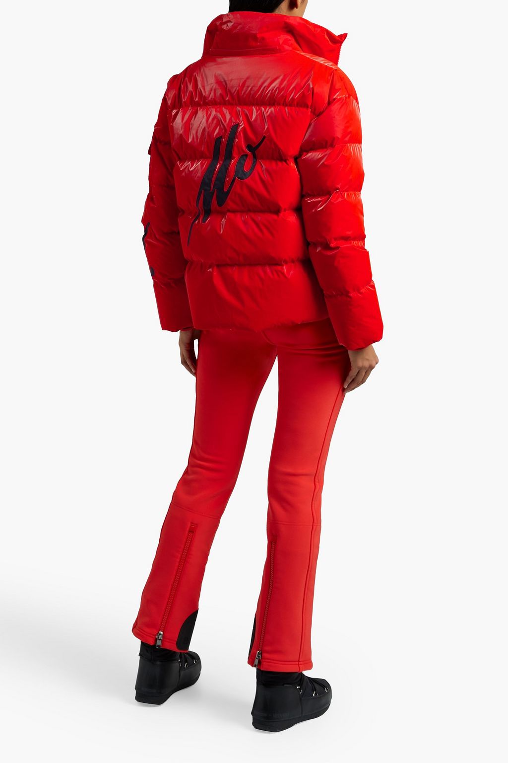 BOGNER Lora quilted hooded down ski jacket
