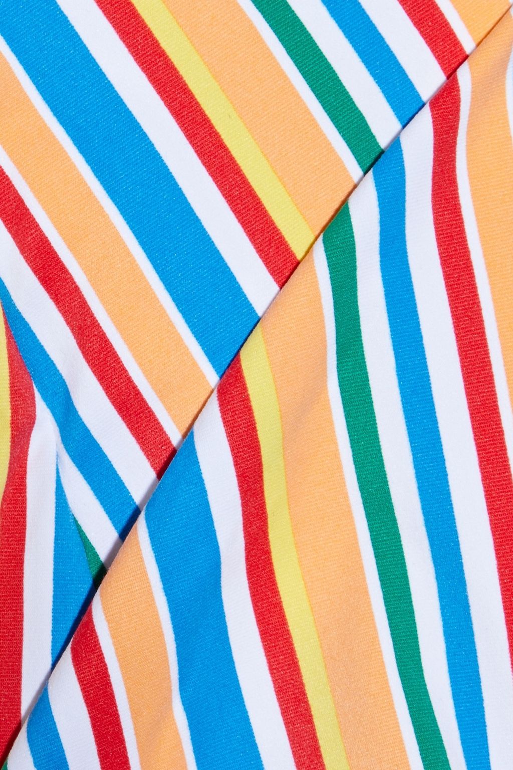 ONIA Gabriella cutout striped swimsuit