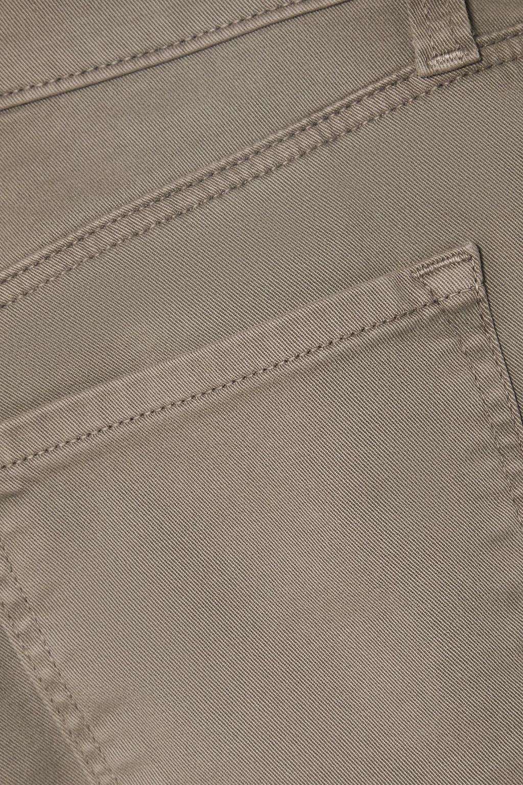 J BRAND Kyrah cropped stretch cotton-blend twill skinny pants