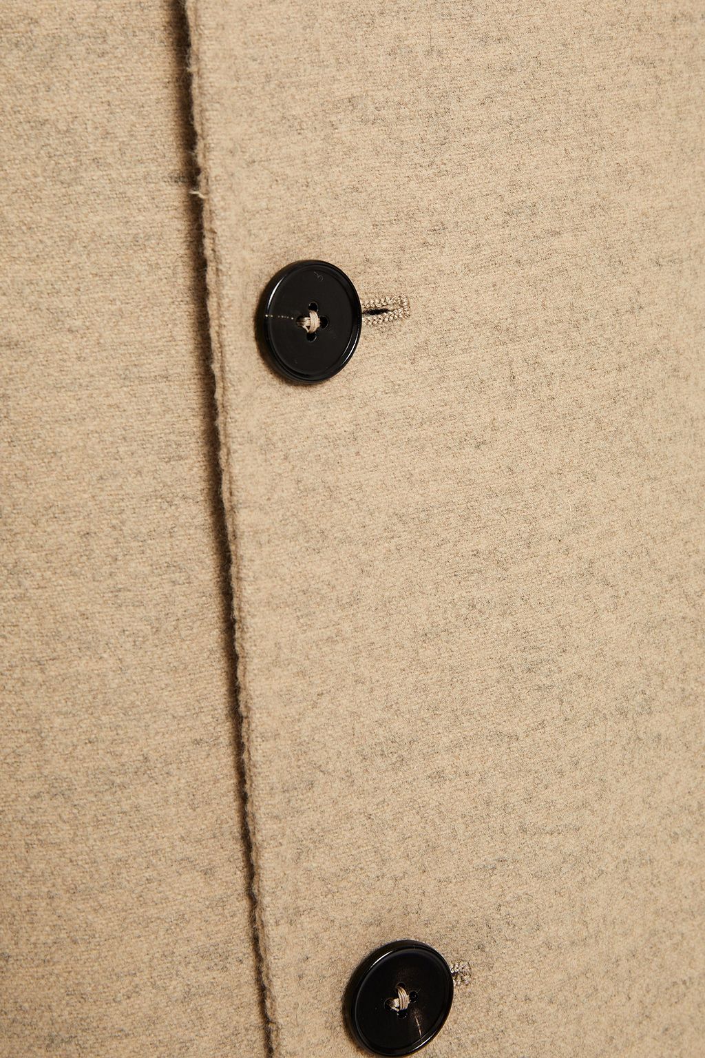 JIL SANDER Mélange wool-felt coat
