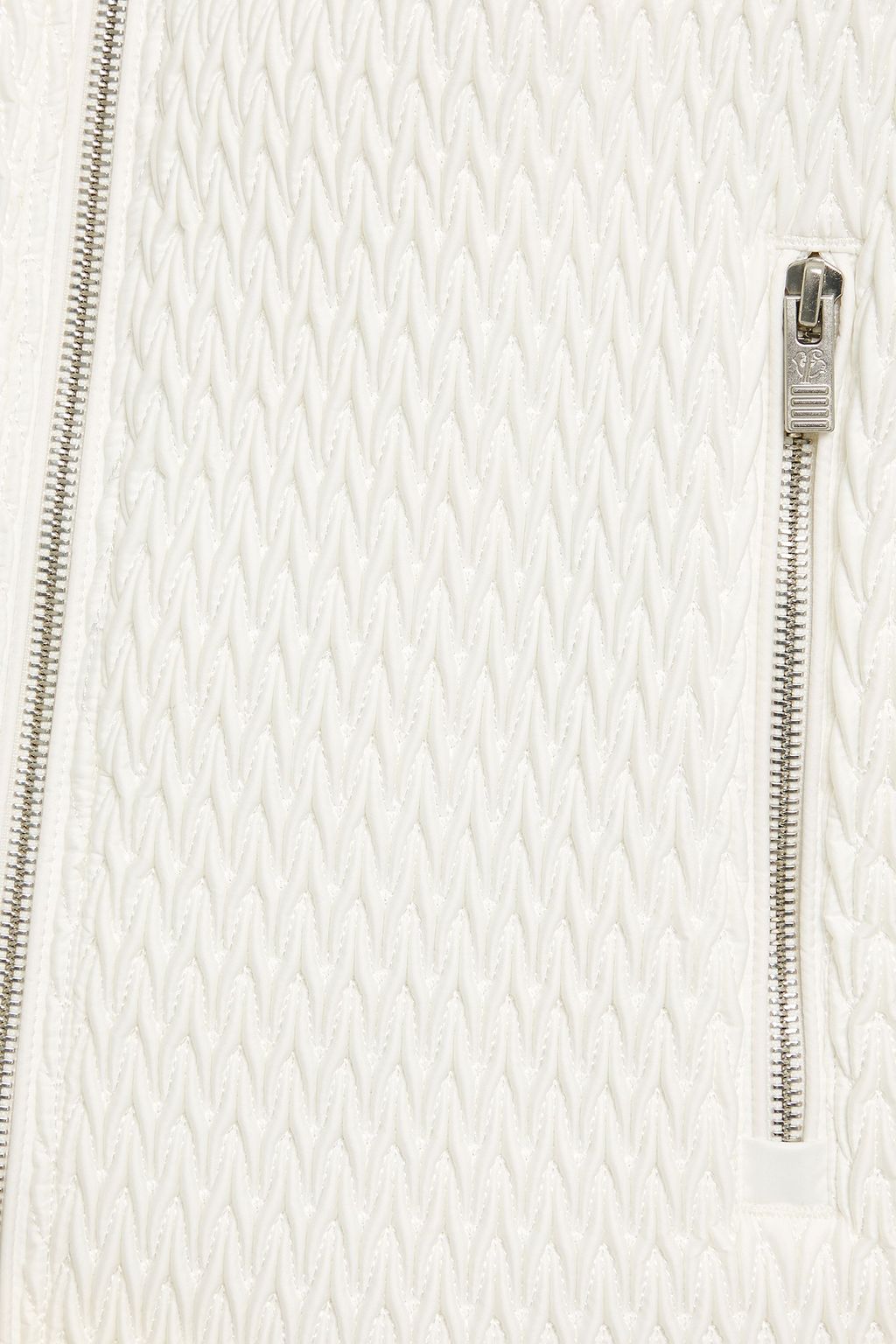 FUSALP Faux fur-trimmed paneled matelassé ski suit