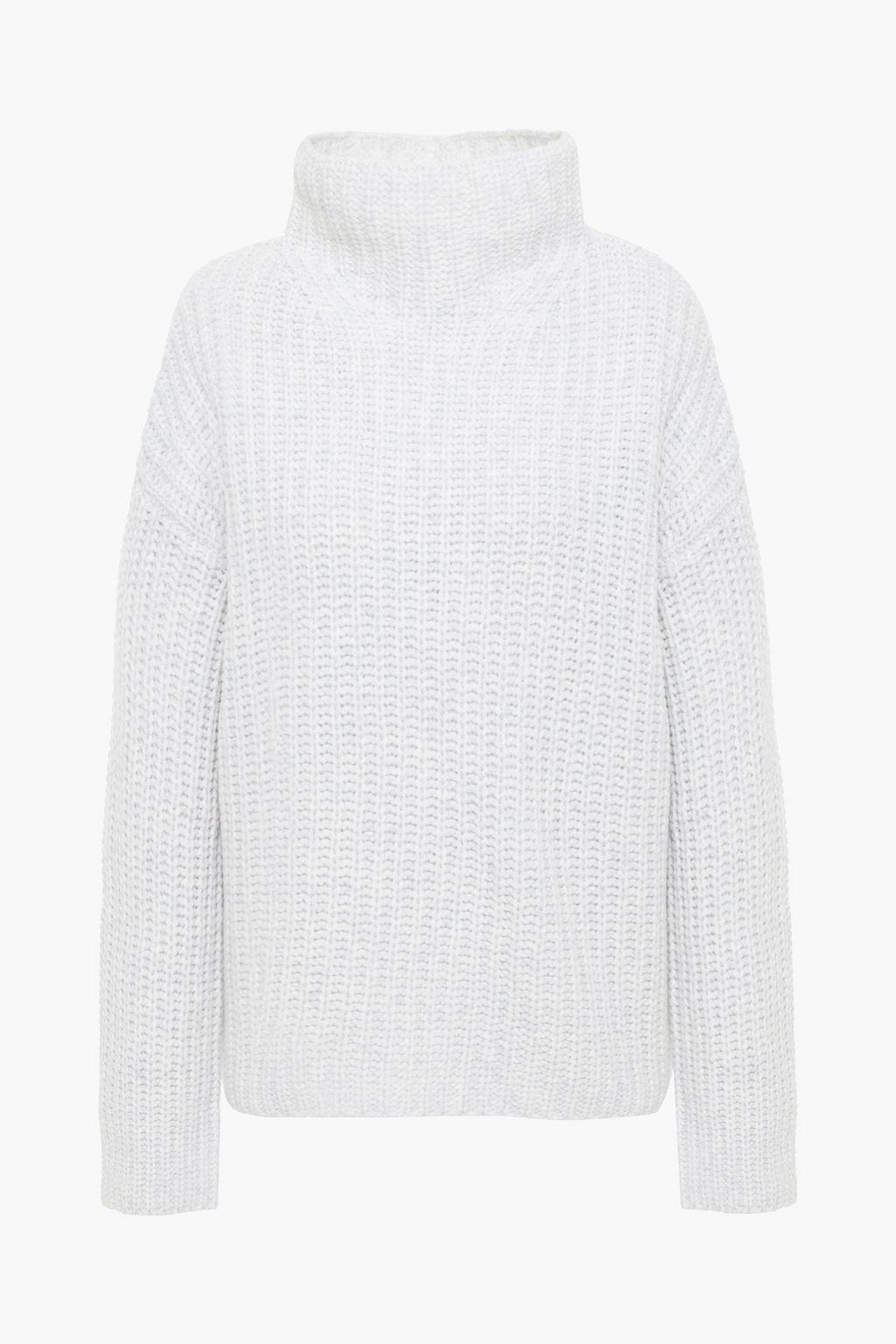 designer white turtleneck