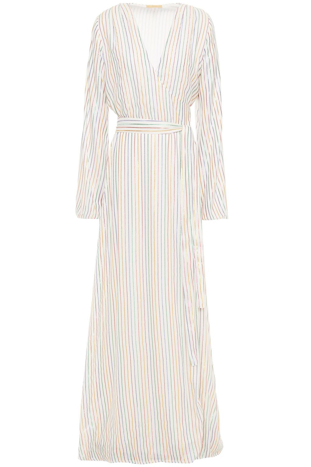 gauze wrap dress