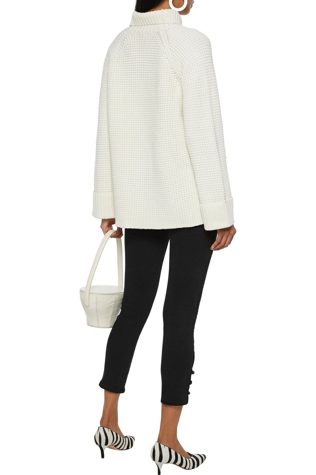 JOIE Tuulia waffle-knit wool turtleneck sweater
