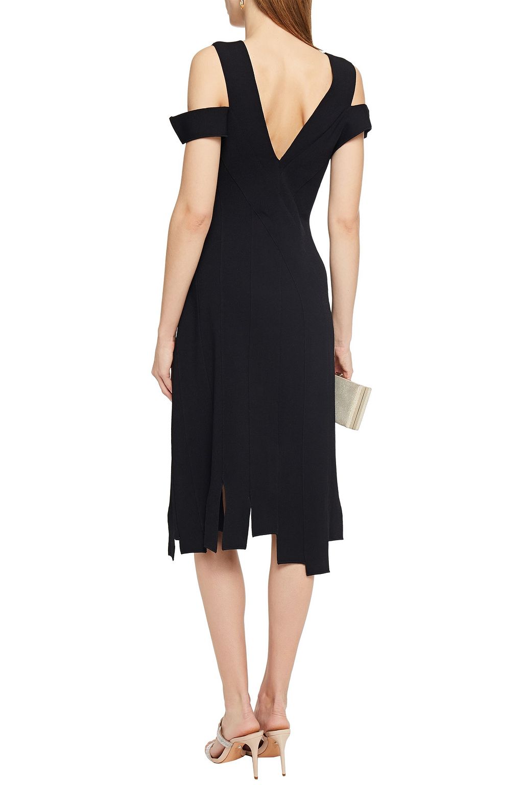ALTUZARRA Tiziana cold-shoulder stretch-knit dress