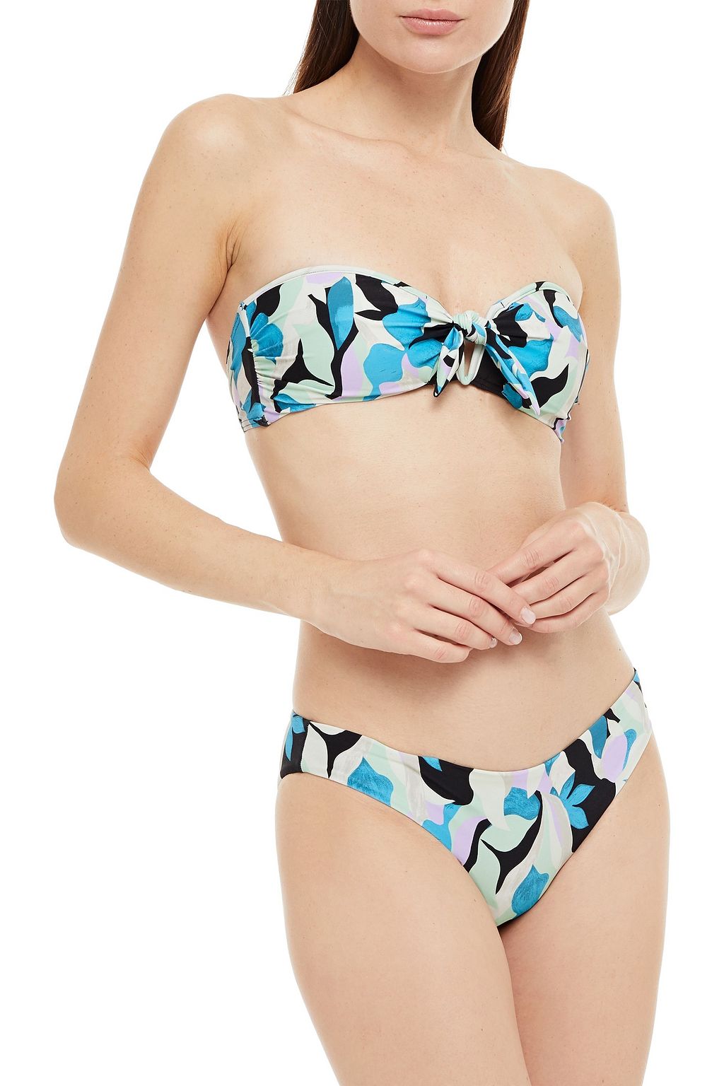 DVF X ONIA Lily printed low-rise bikini briefs