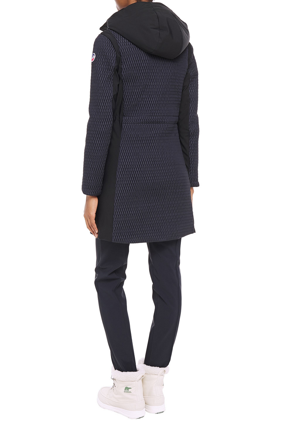 Fusalp Plush-trimmed Quilted Shell Hooded Coat In Blue