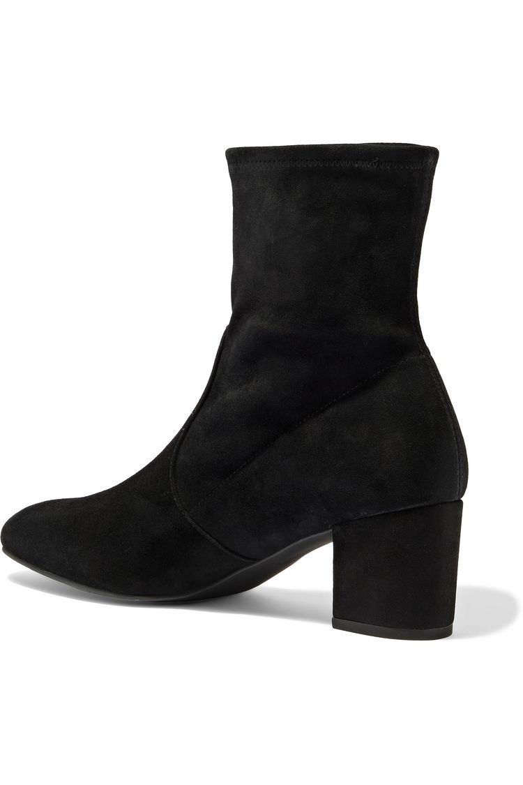 STUART WEITZMAN Siggy 60 stretch suede sock boots THE OUTNET