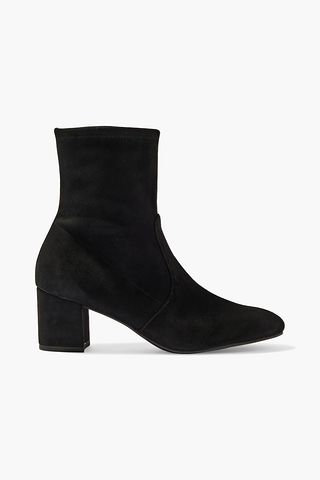 siggy stretch leather booties