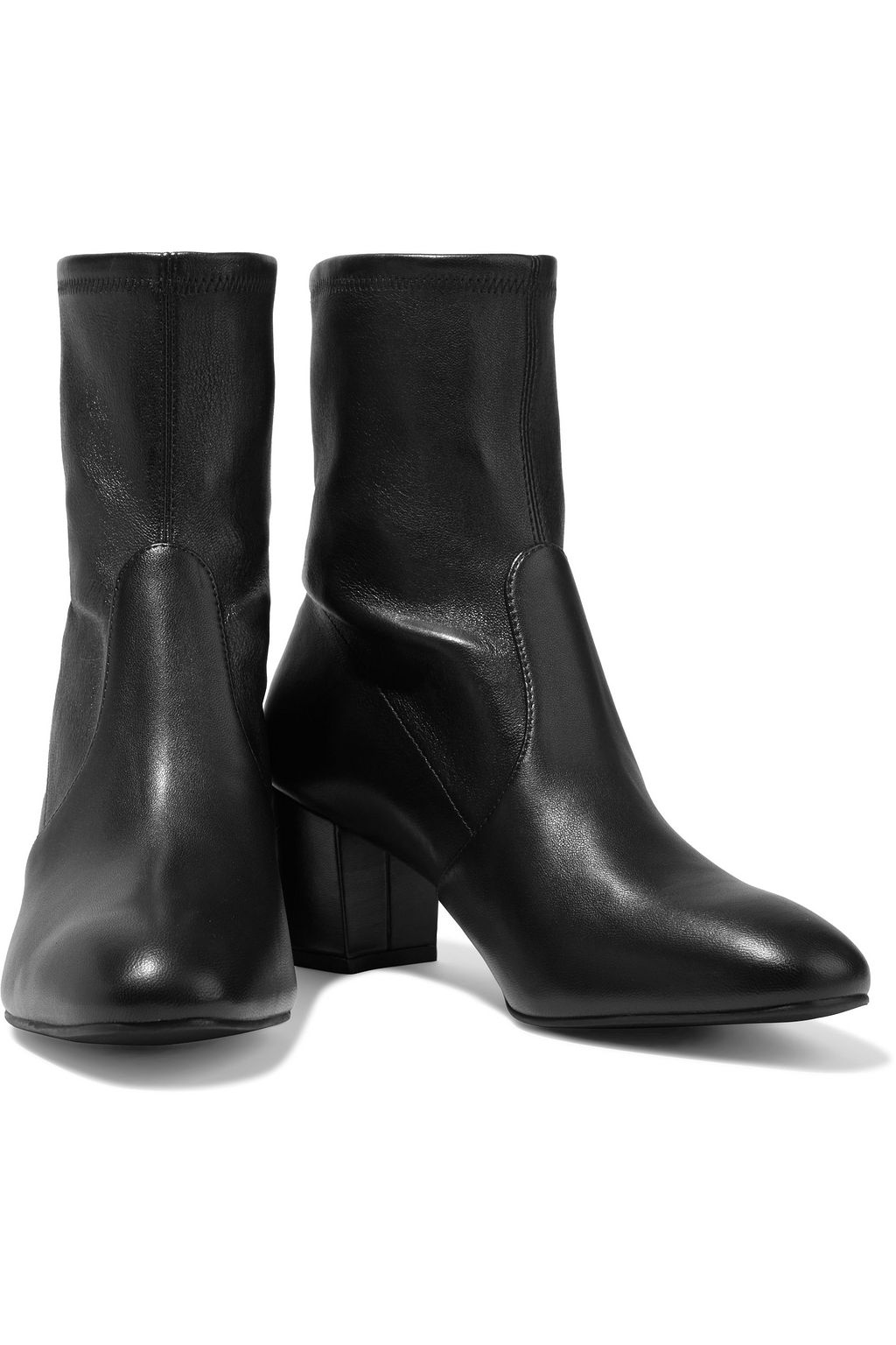 STUART WEITZMAN حذاء بوت على شكل جوارب "سيجي 60" من الجلد المرن