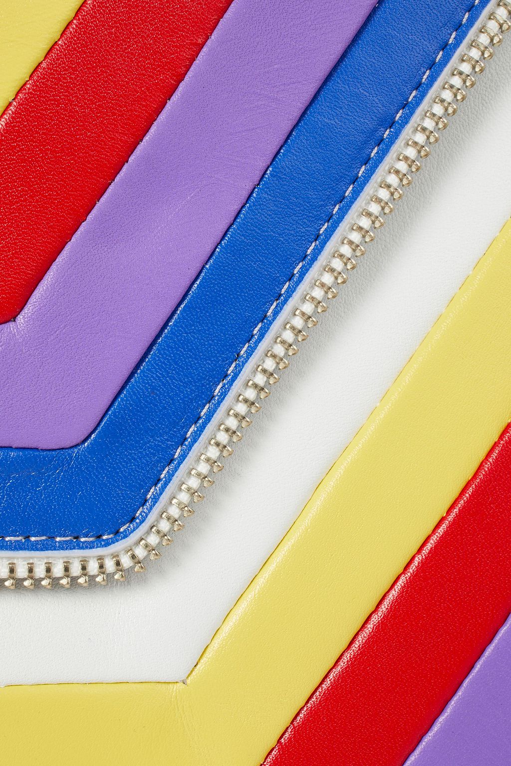 REBECCA MINKOFF Leo zip-embellished quilted leather clutch