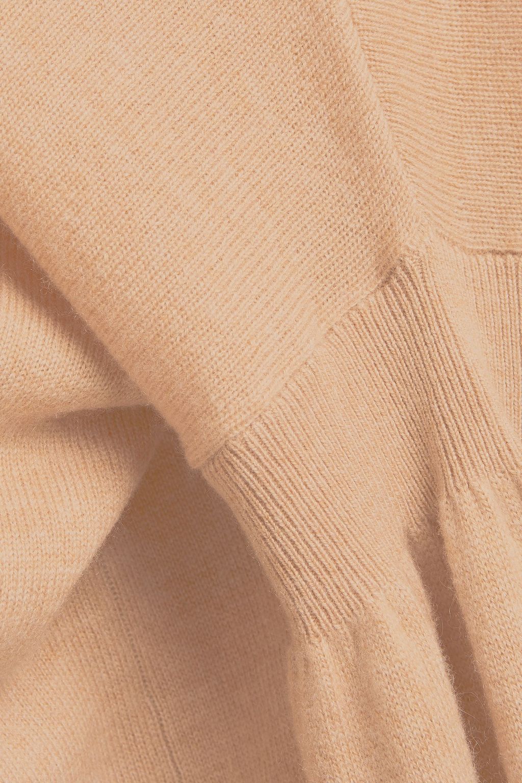 ZIMMERMANN Mélange merino wool and cashmere-blend turtleneck sweater