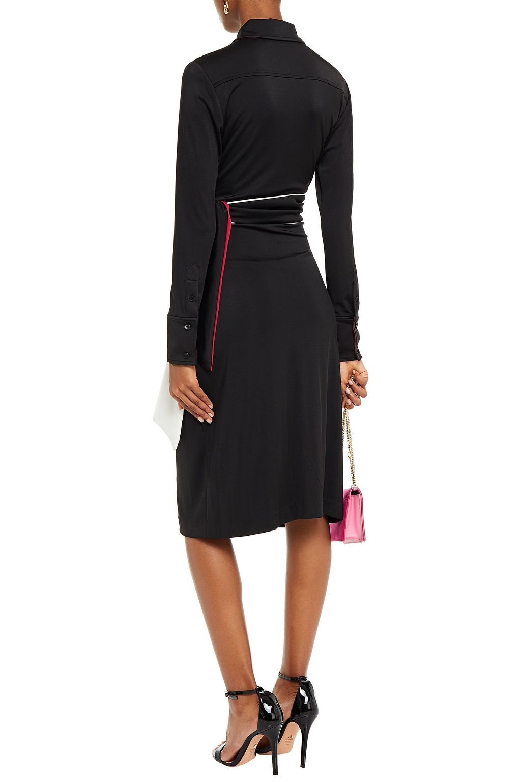 DIANE VON FURSTENBERG Suzanne belted stretch-jersey shirt dress