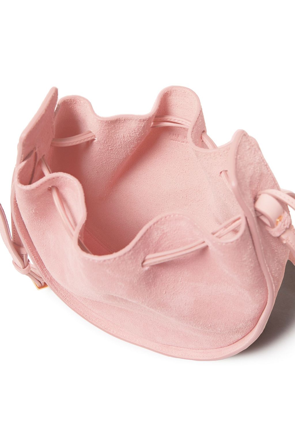 THE ROW Drawstring Pouch suede bucket bag