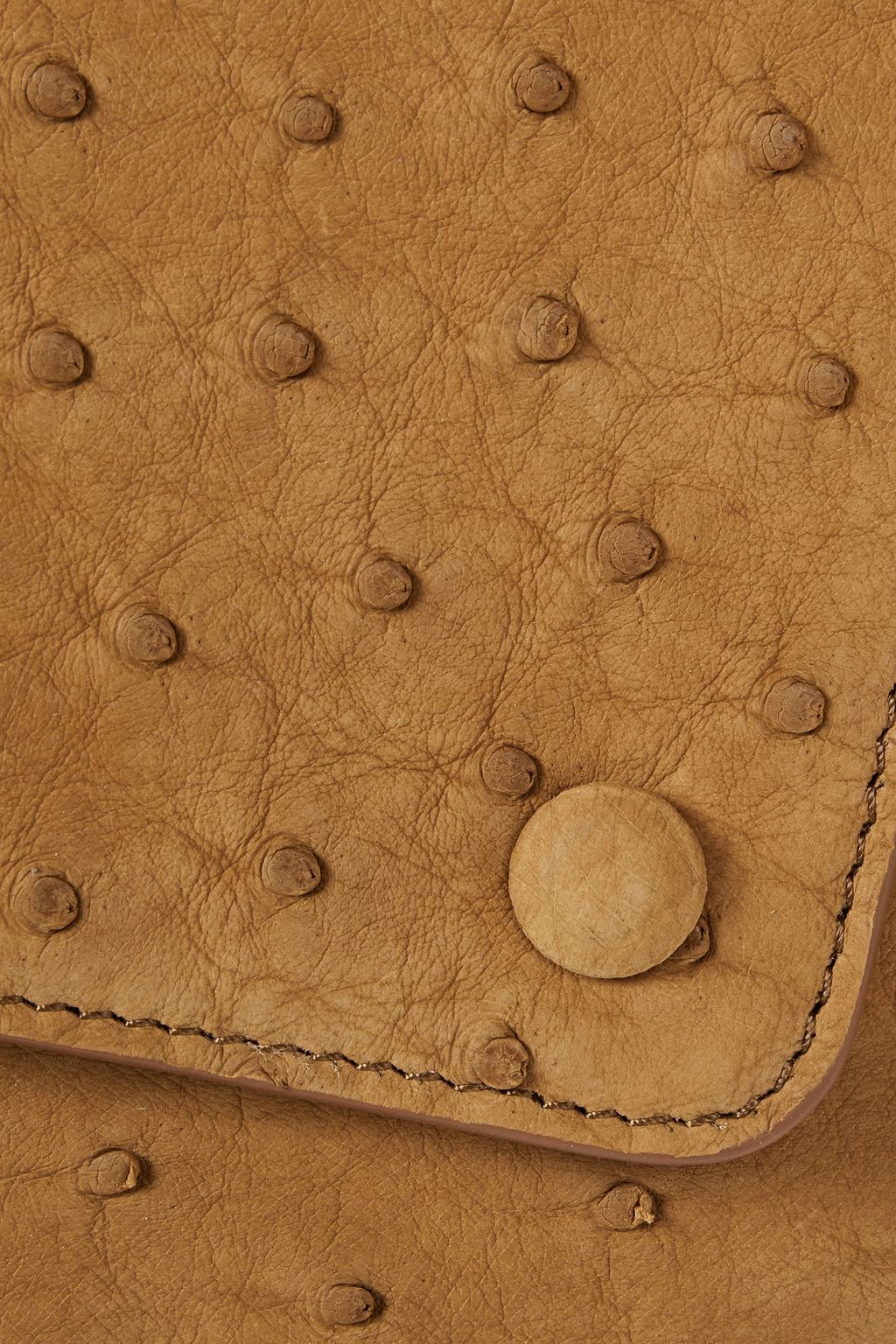 THE ROW Envelope Clutch aus Straußenleder