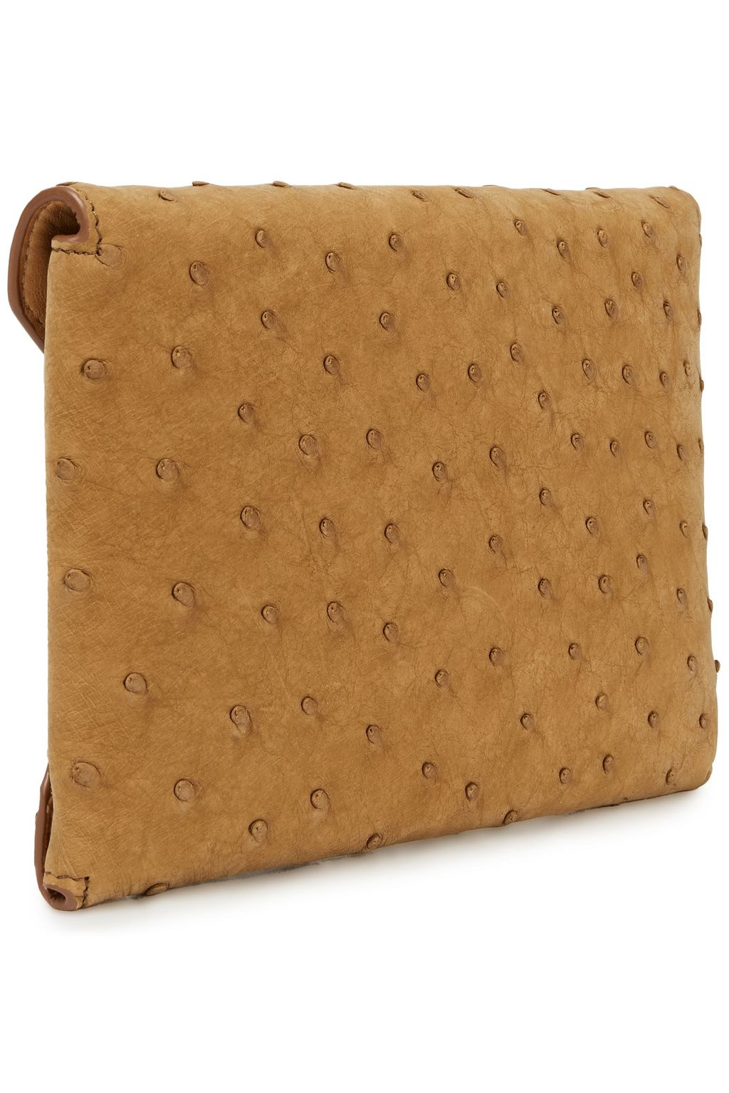 THE ROW Envelope Clutch aus Straußenleder