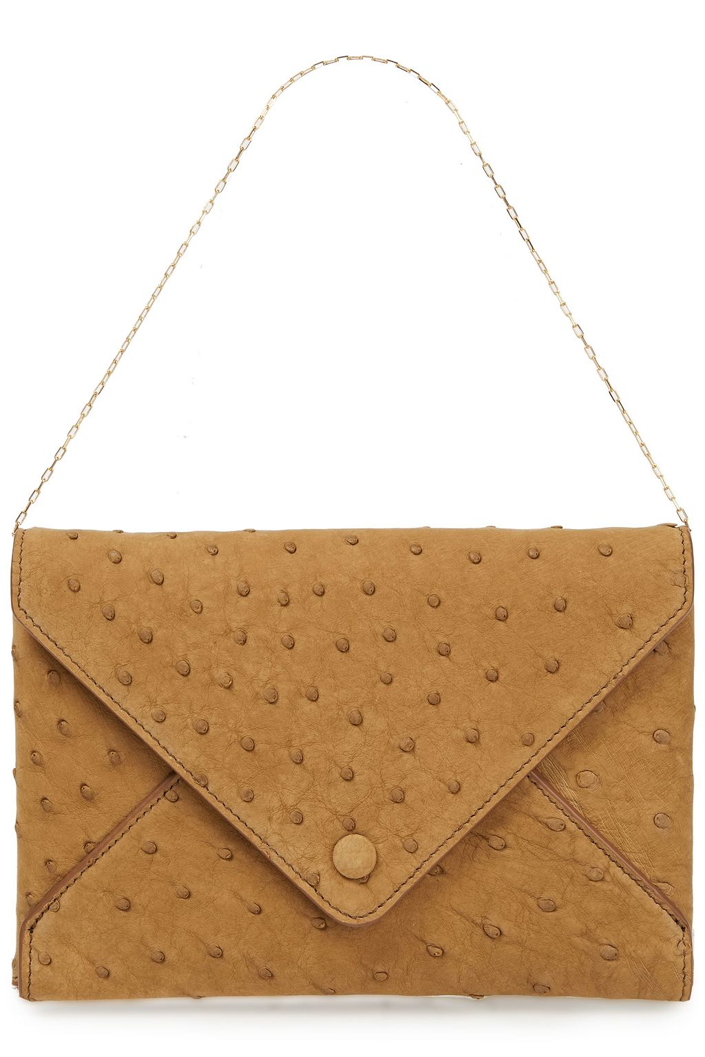 THE ROW Envelope Clutch aus Straußenleder