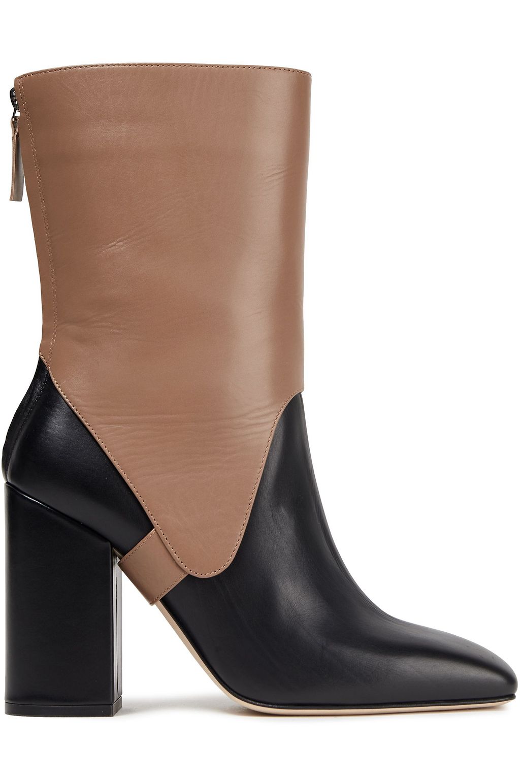 tan leather ankle boots