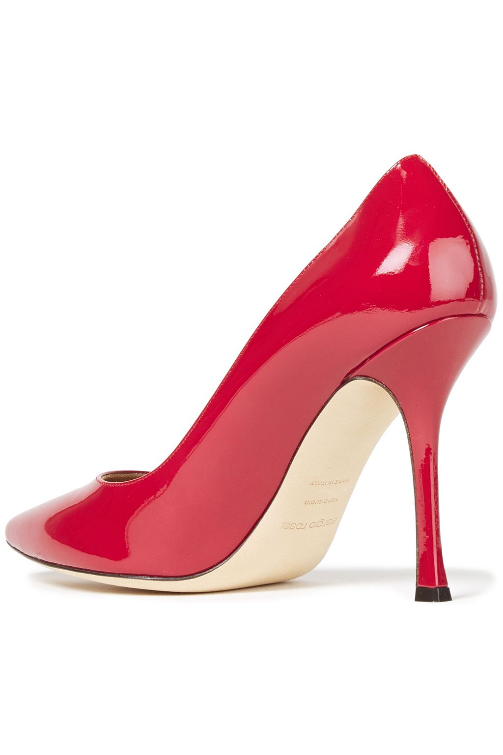 SERGIO ROSSI Patent-leather pumps | THE OUTNET