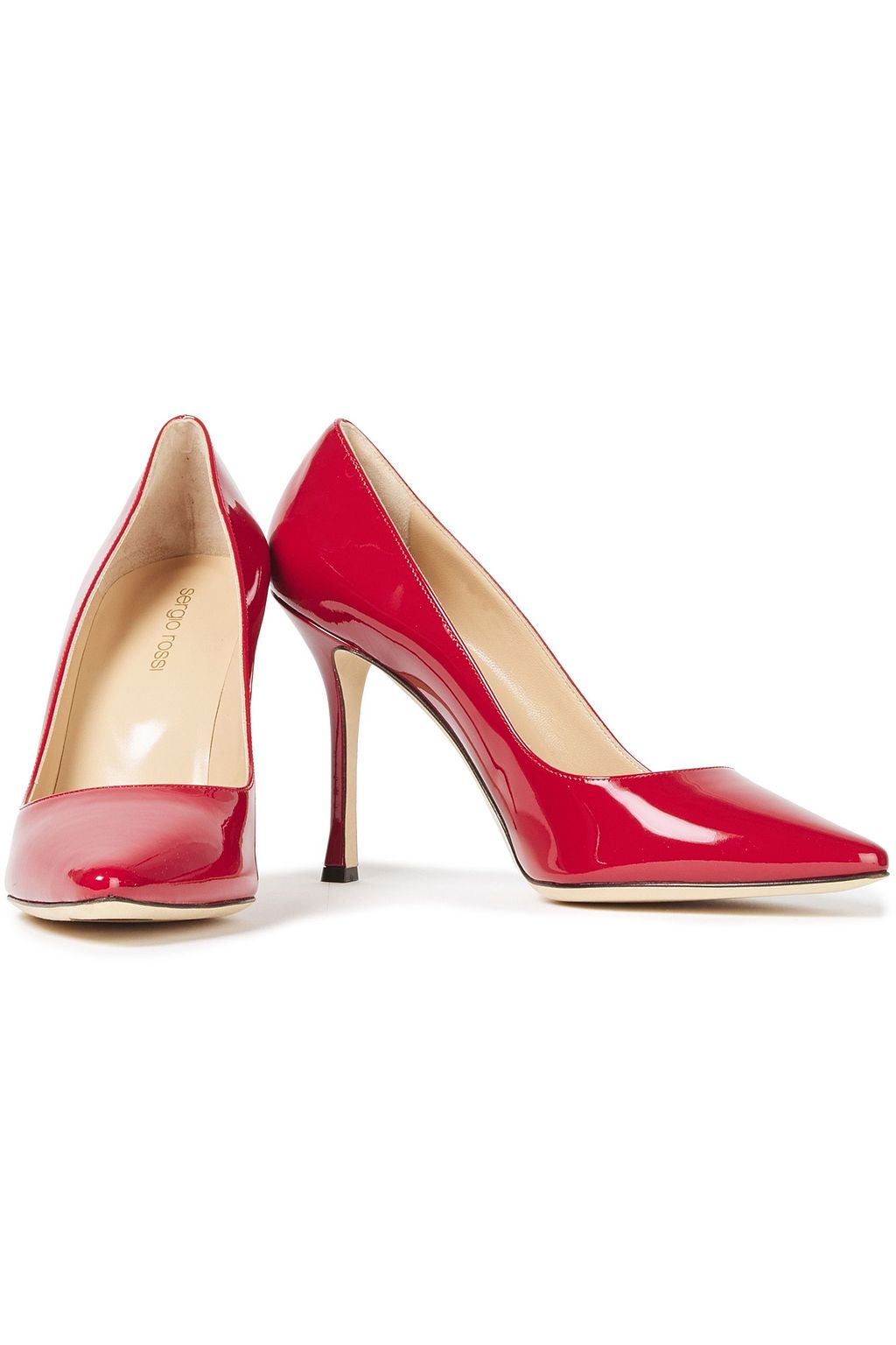 SERGIO ROSSI Patent-leather pumps