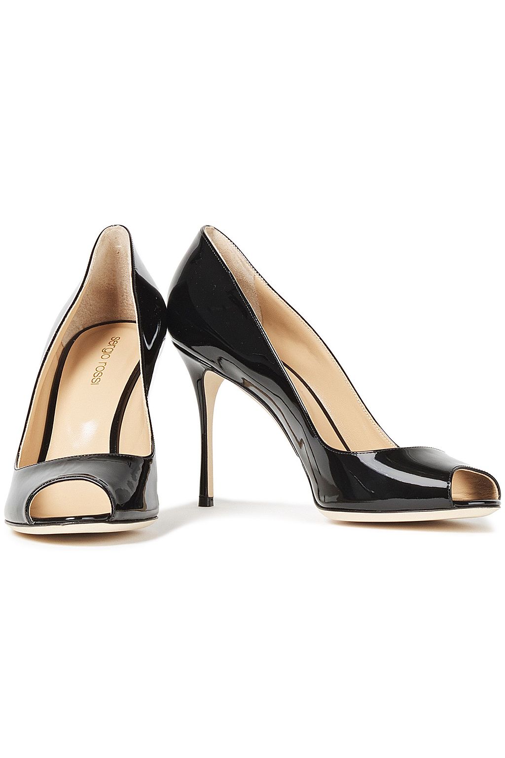 SERGIO ROSSI Patent-leather pumps
