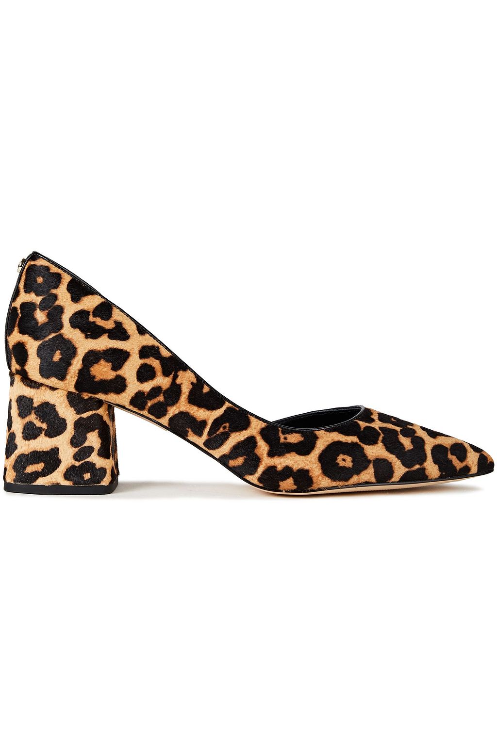 leopard print mid heels