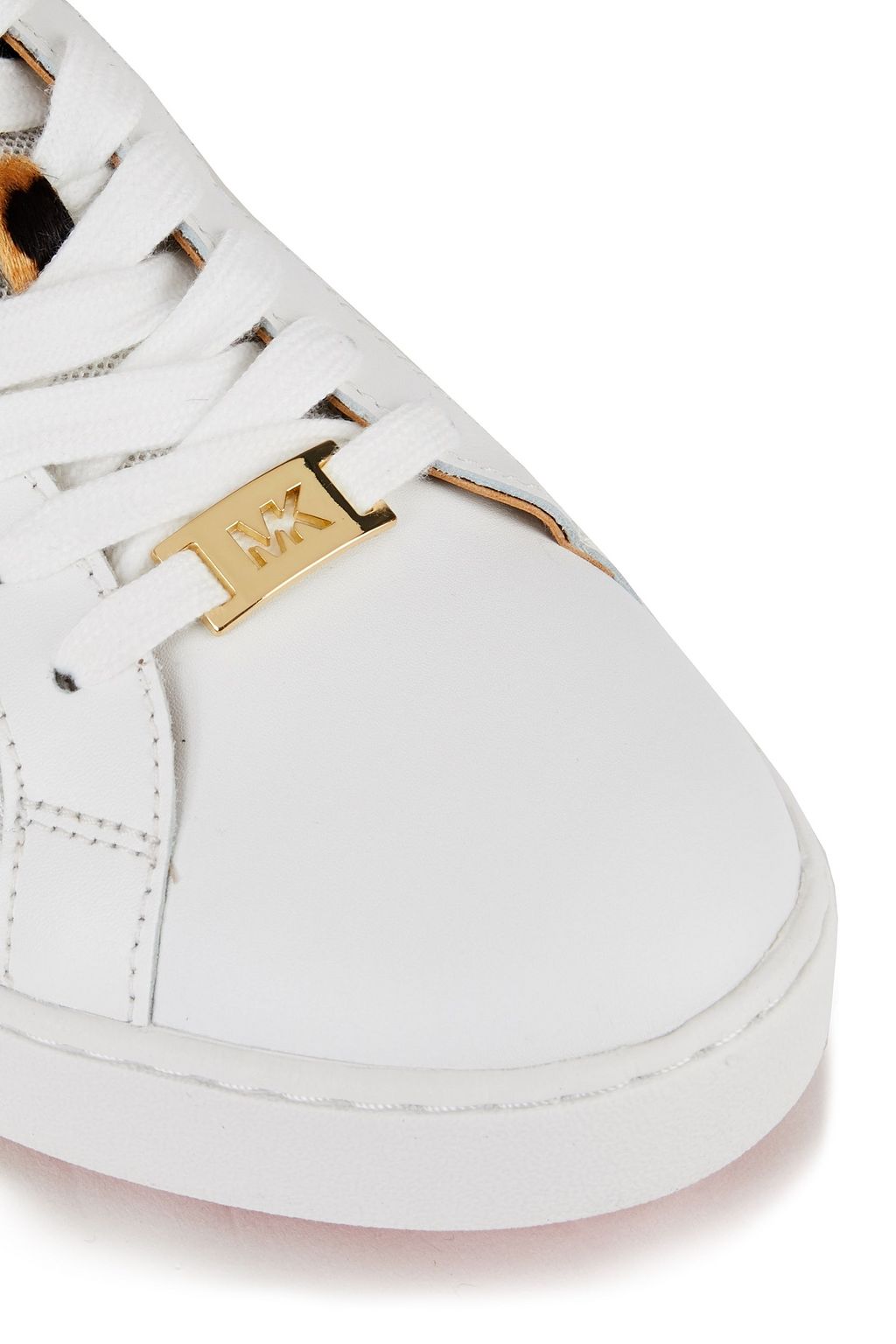 irving calf hair and mesh stripe sneaker