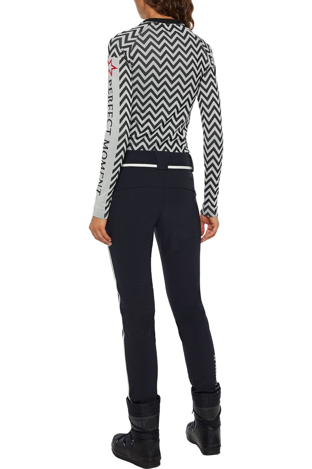 PERFECT MOMENT Jacquard-knit base layer