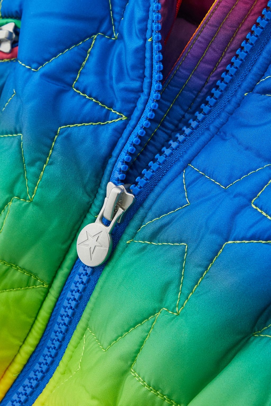 PERFECT MOMENT Glacier quilted dégradé down bomber jacket