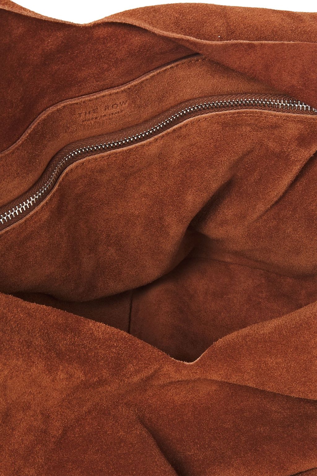 THE ROW Bindle knotted suede shoulder bag