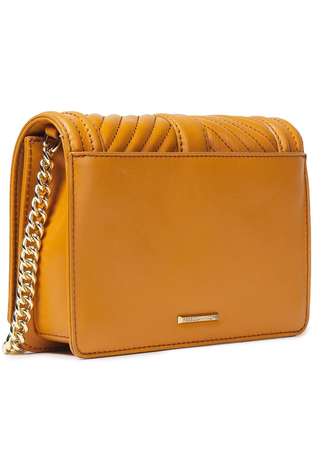 REBECCA MINKOFF Chevron quilted leather shoulder bag THE