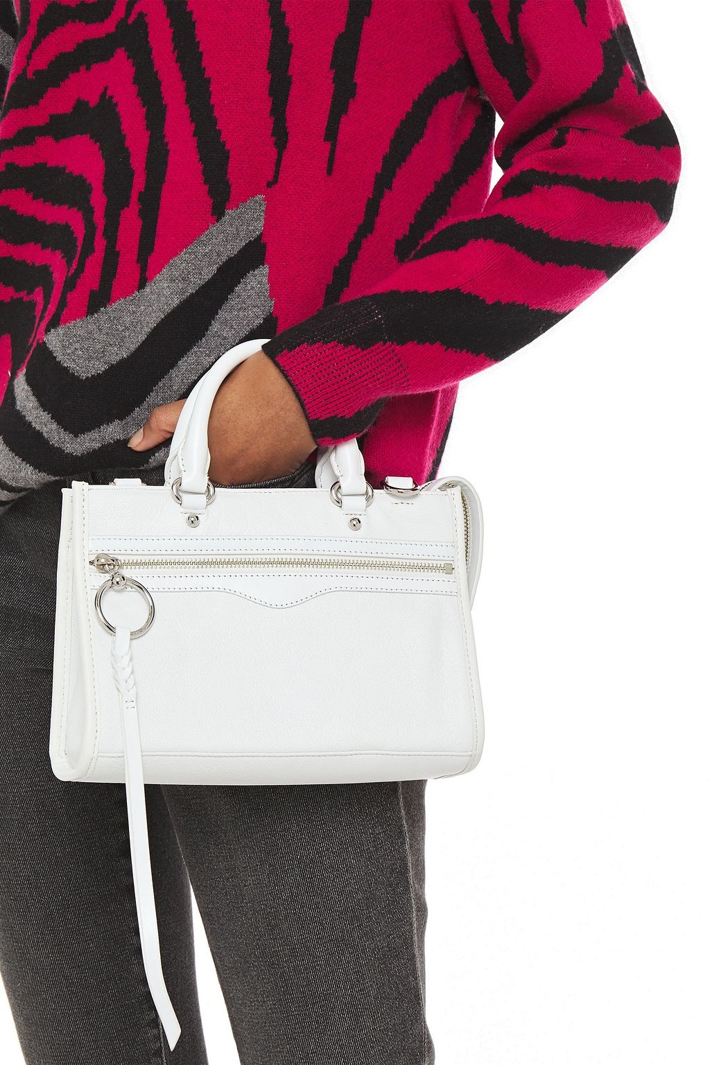 REBECCA MINKOFF Bedford pebbled-leather shoulder bag