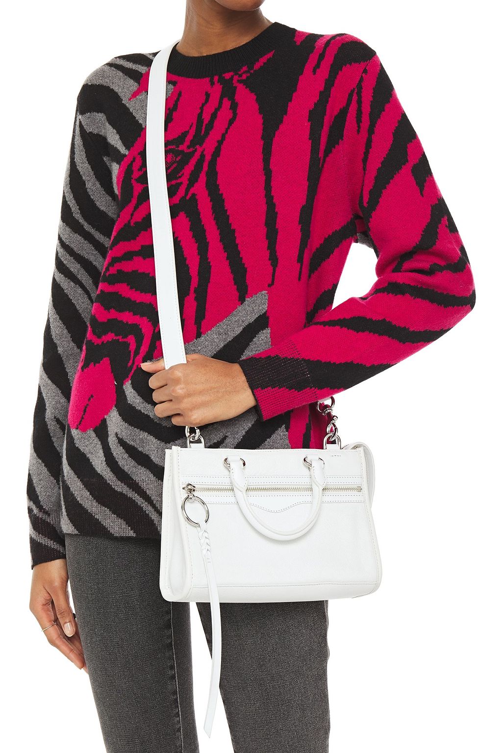 REBECCA MINKOFF Bedford pebbled-leather shoulder bag