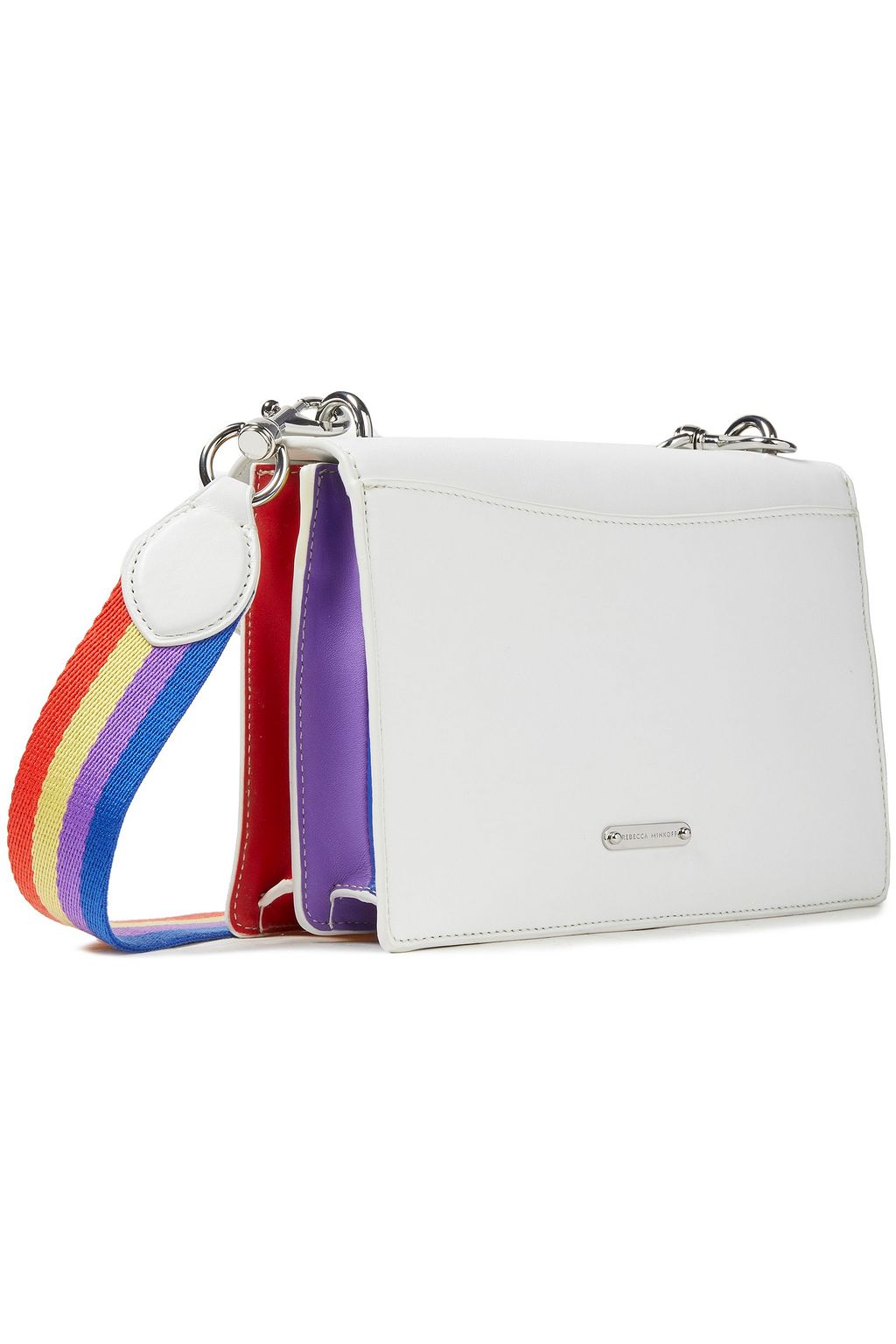 REBECCA MINKOFF Jean color-block leather shoulder bag